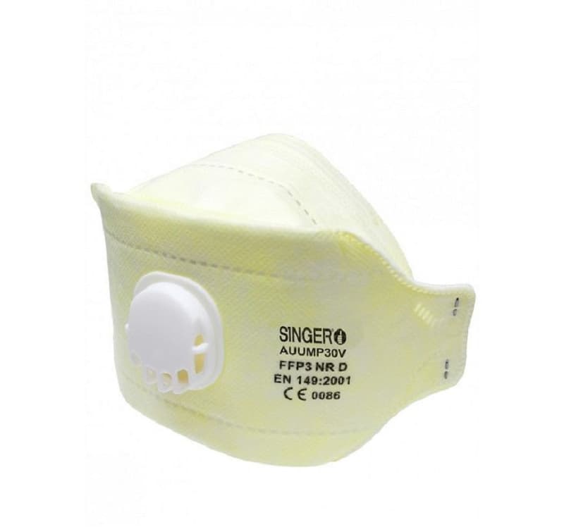 Boite 20 Masques P3 Pliables + Valve