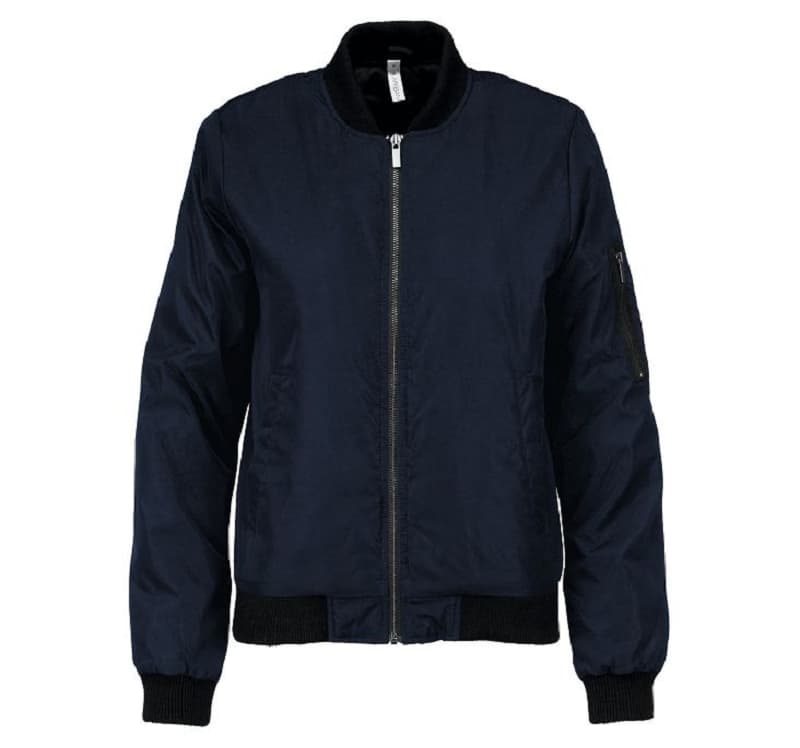 Blouson Bomber Dame Marine T Xs À Xxl