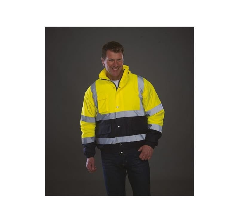 Blouson Hv Jaune/Marine T S À 3Xl