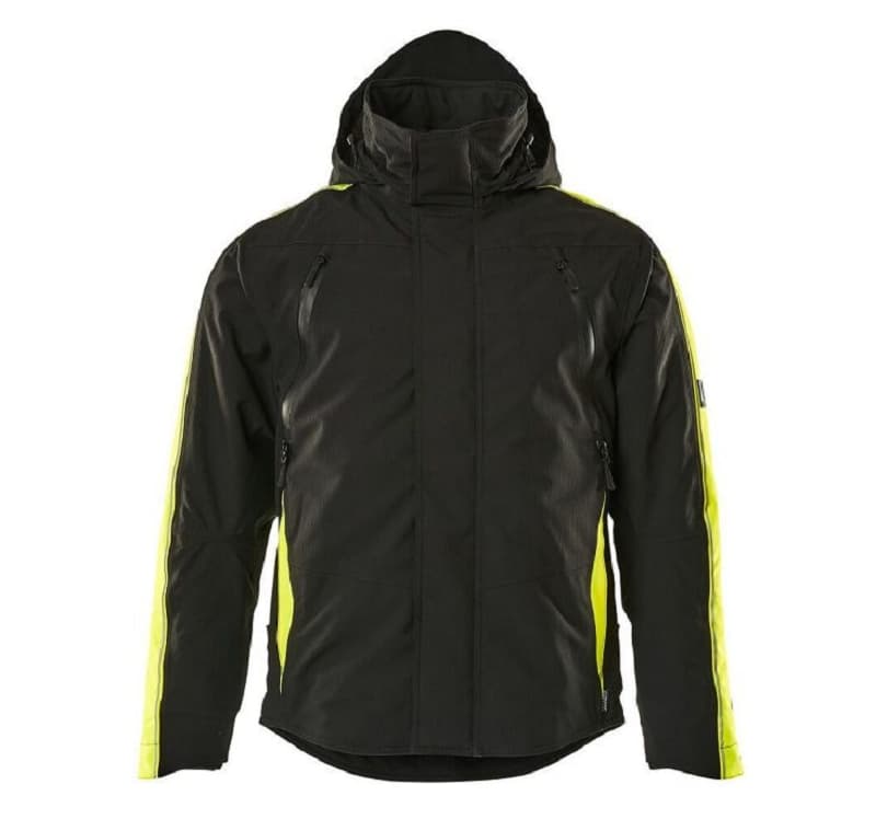 Veste Grand Froid Noir/Jaune T S À 2Xl