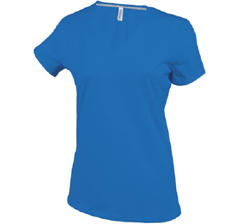 T-Shirt Dame Col V S À 3Xl