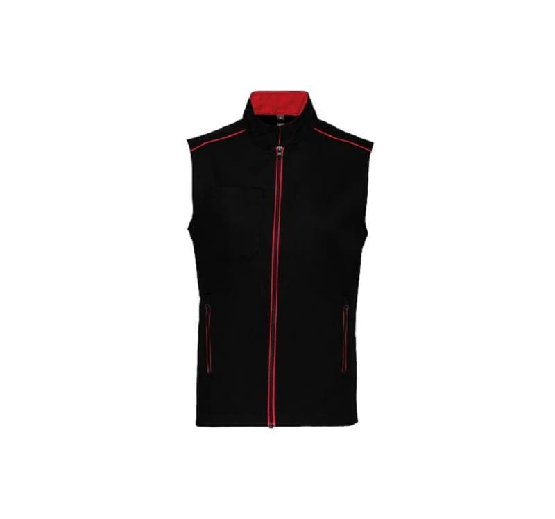 Gilet Body Wk6148 Noir/Rouge T S À 2Xl