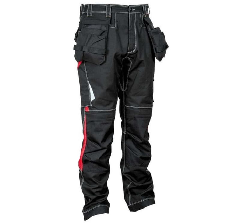 Pantalon Gondomar Noir/Rouge 38 À 58 (F)