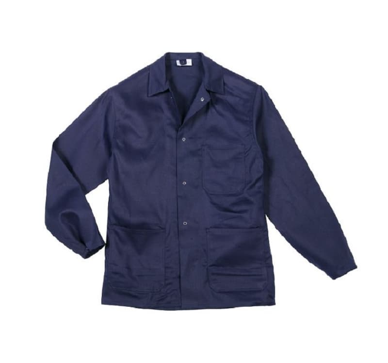 Veste 100 % Coton Bleu 38 À 68