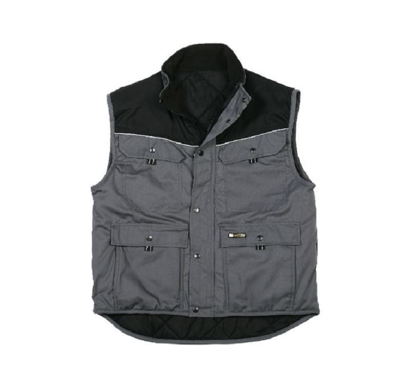 Gilet Body Texas Gris/Noir Xs À 4Xl