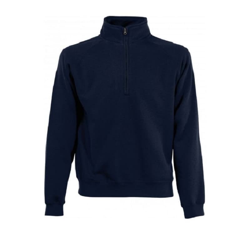 Sweat Shirt Col Zippe S À 2Xl