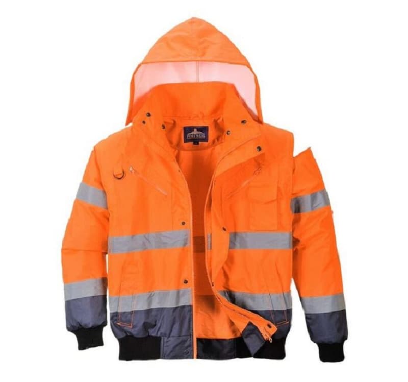Blouson Hv Orange / Marine  Xl