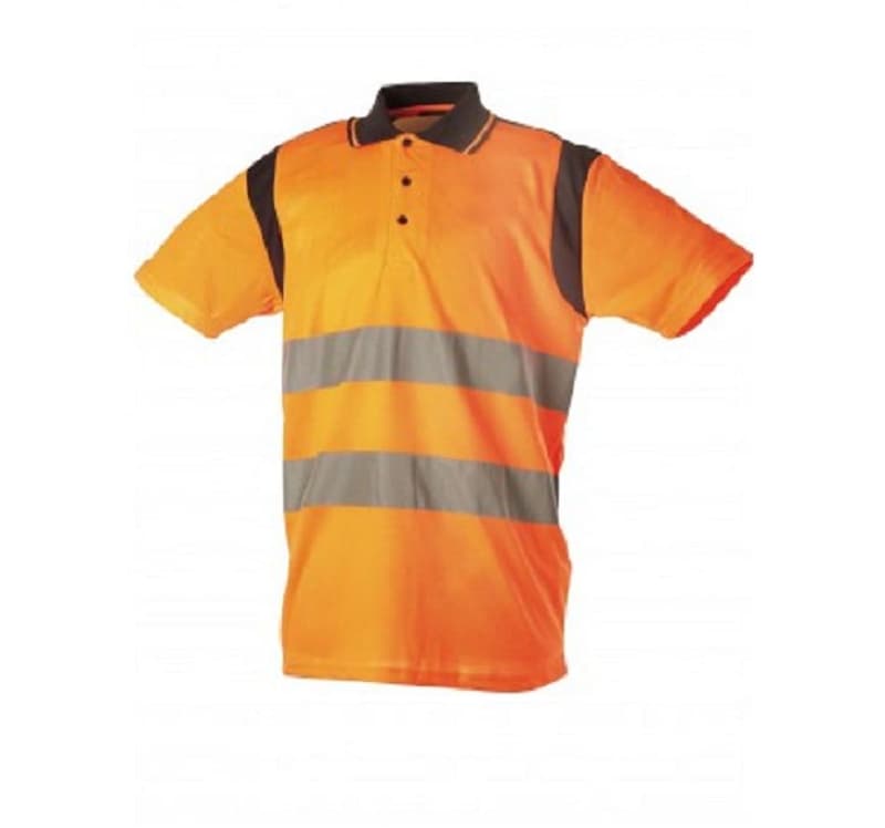 Polo Hv Orange S À 3Xl