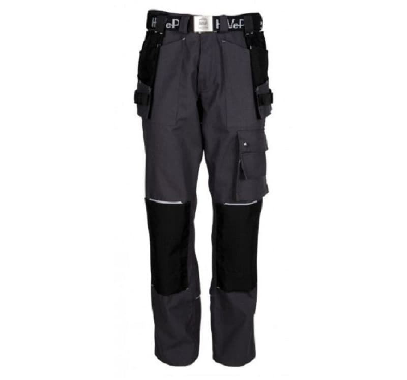 Pantalon Cp Gris Poch Genoux T56