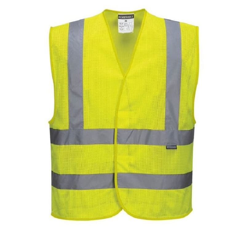 Gilet Hv Jaune/Noir C370 S/M À 4Xl/5Xl