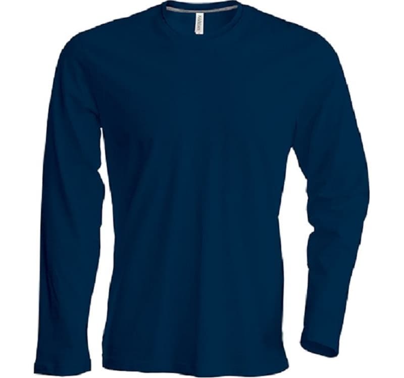 T Shirt Manches Longues Marine T 4Xl