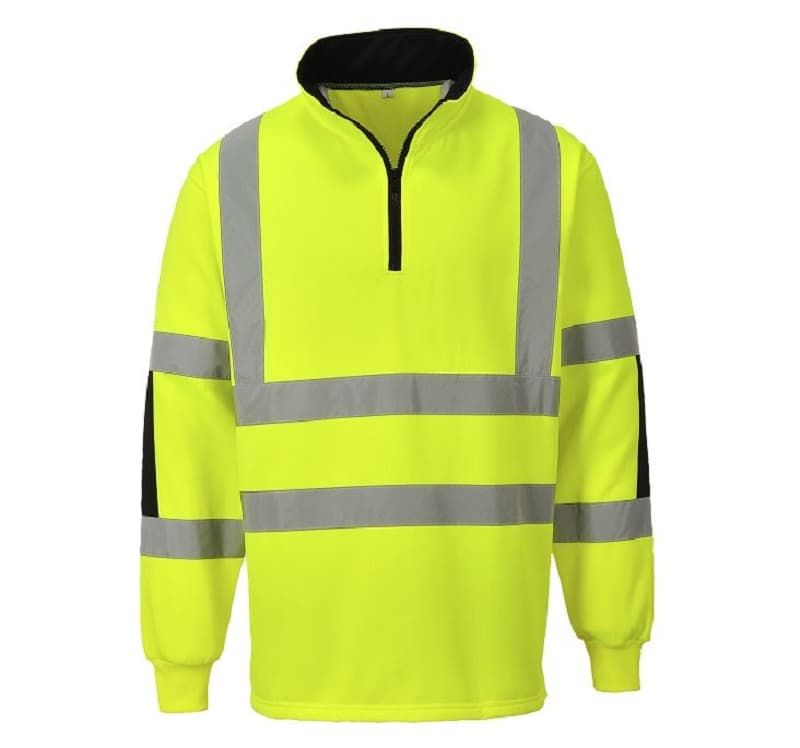 Sweat-Shirt B308 Jaune/Marine T S À 3Xl