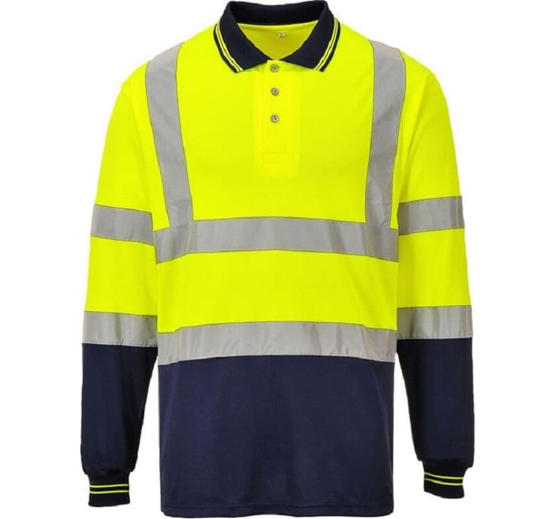 Polo S279 Jaune/Marine T S À 3Xl