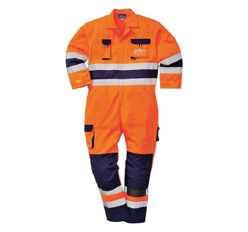 Salopette Hv Orange Tx55 Ts À 3Xl