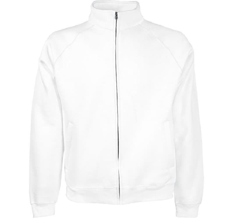 Sweat Shirt A Tirette Blanc S-Xxl