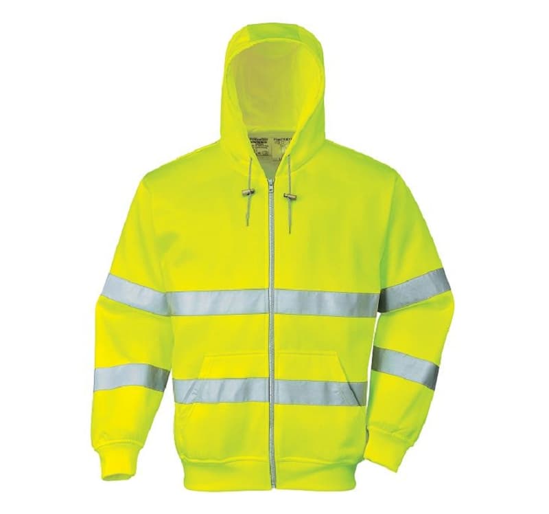 Sweat Hv Jaune T S À 3Xl