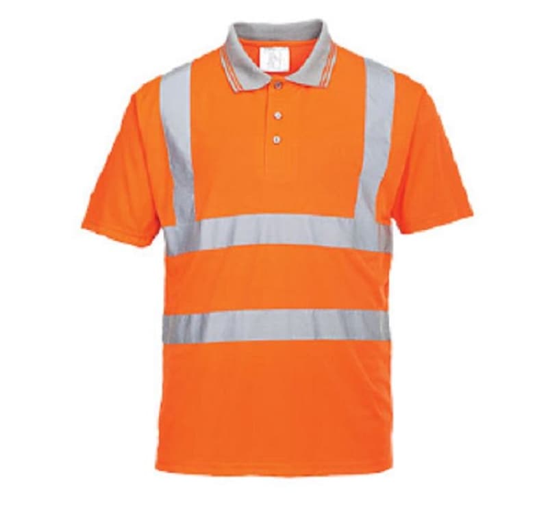 Polo Hv Orange Rt22 Xs À 5Xl