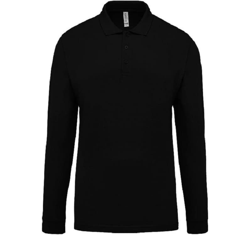 Polo K256 Lm Noir Ts À 4Xl