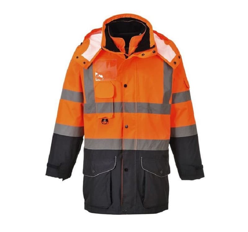 Parka Hv Orange/Marine S426  S À 4Xl