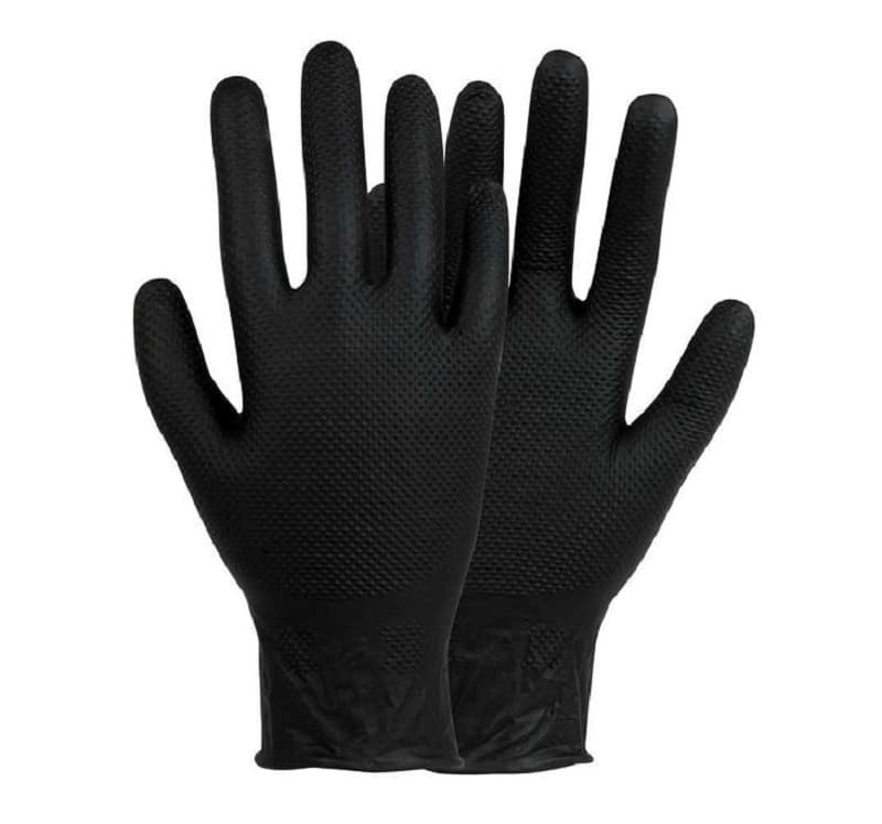 Gants Nitrile Noir T7 À 11