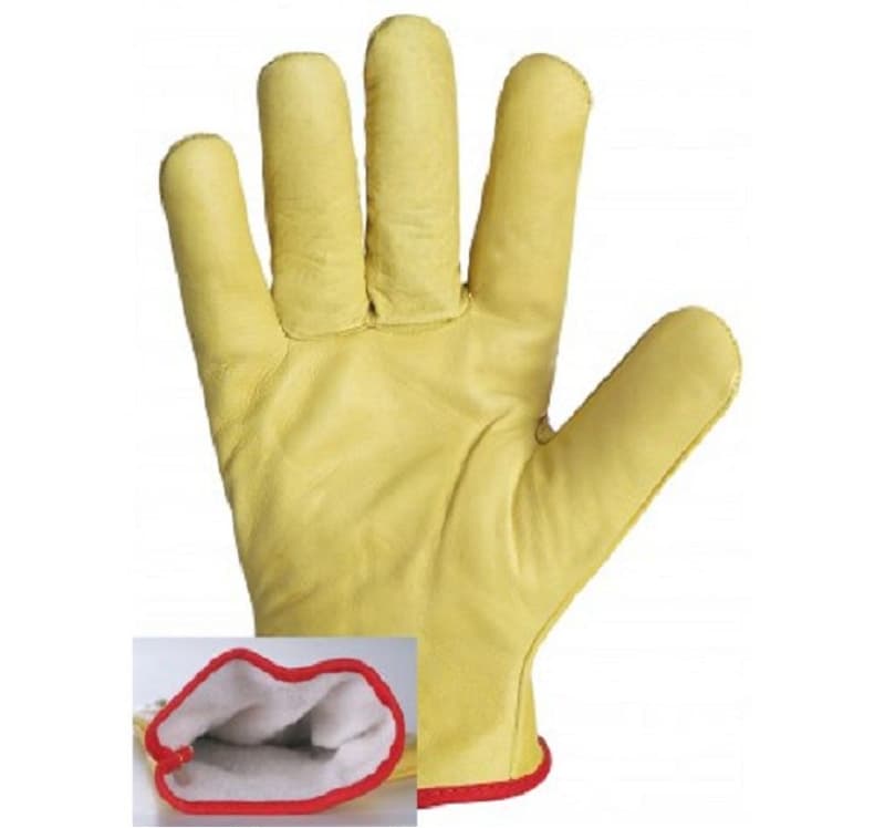 Gants Chauffeur  Vachette Fourres T10