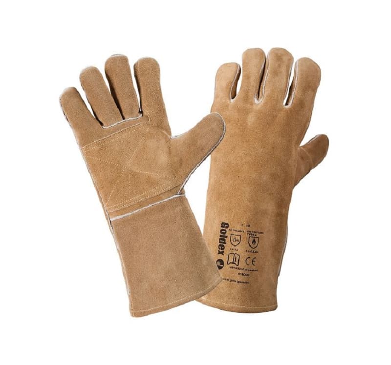 Gants Soudeur Pr Cuir Cousu Kevlar
