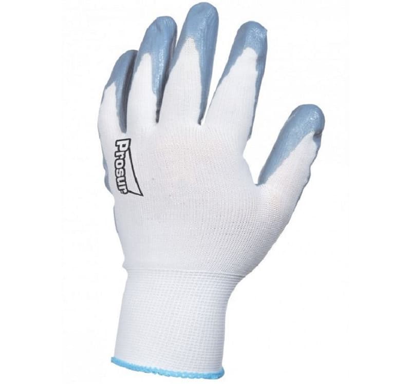 Gants Polyester Enduit Nitrile T 7 À 10