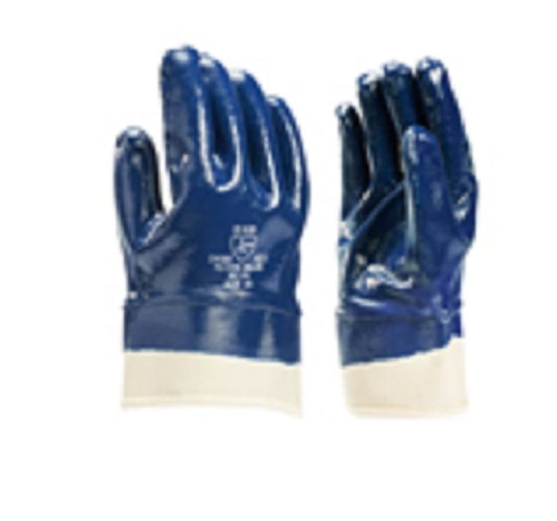 Gants Nbr Bleu Tout Enduit Manch Toile