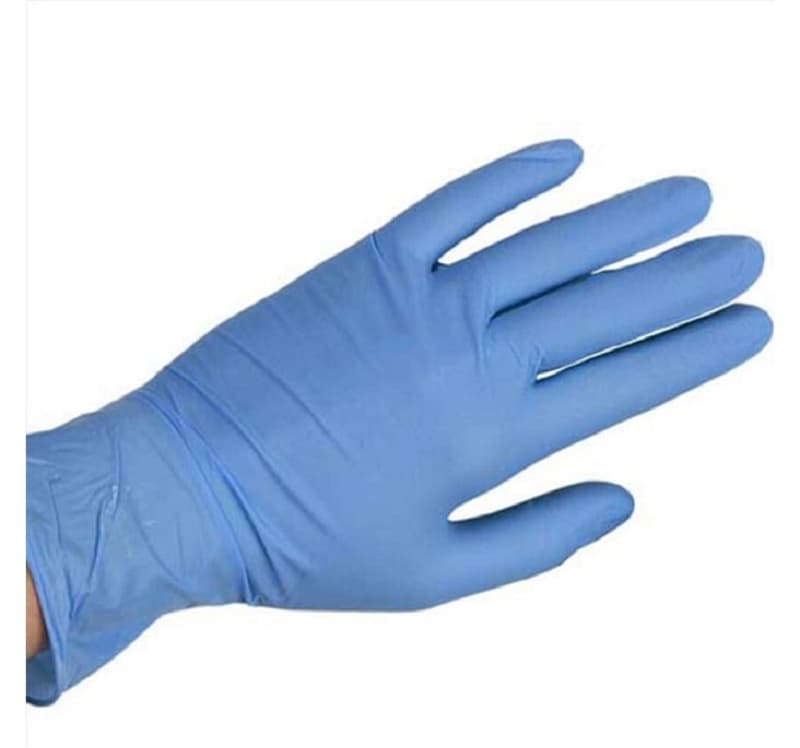 Gants Nitrile Bleu Aliment. T S À Xl