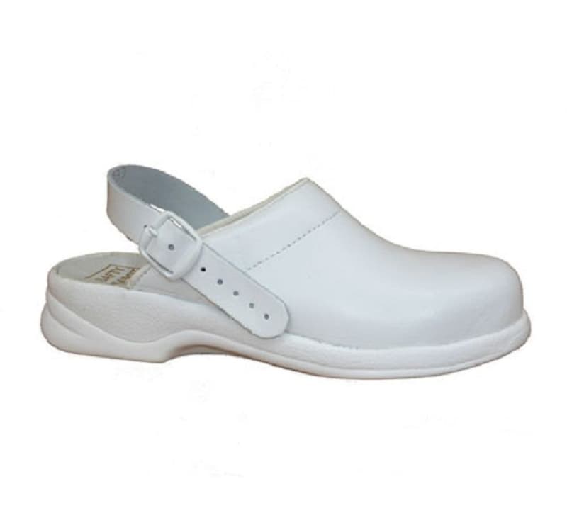 Sabots Misaft Cuir Pu Blanc P35 À 46