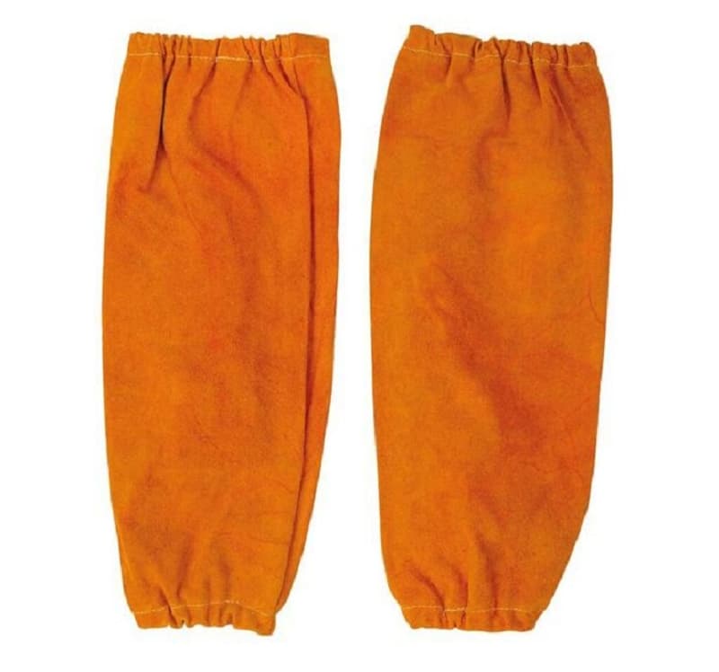 Manchettes Cuir Ignifuge Soudeur 40Cm