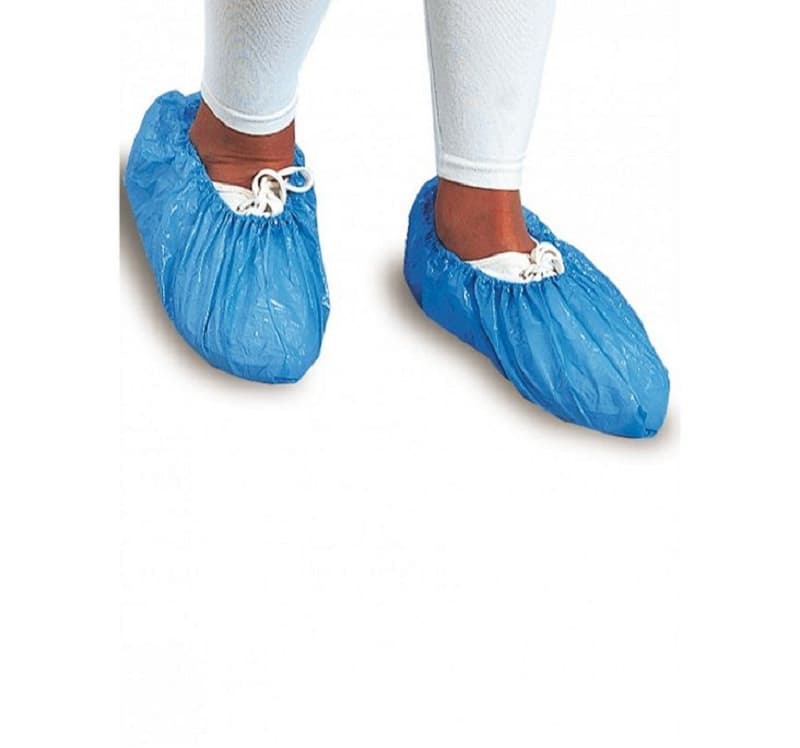 Surchaussure Pvc Bleu Sachet 100Pc