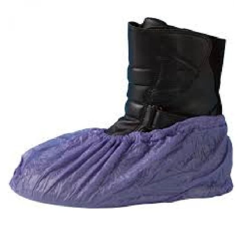 Surchaussure Pvc Lourd Bleu 100Pcs