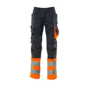 PANTALON HV LEEDS MARINE/ORANGE 44 ? 62
