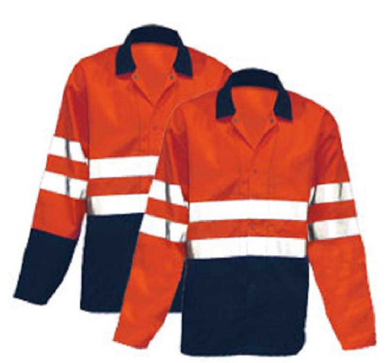 VESTE PC ORANGE/ROYAL VISIBILITY 44 ? 64
