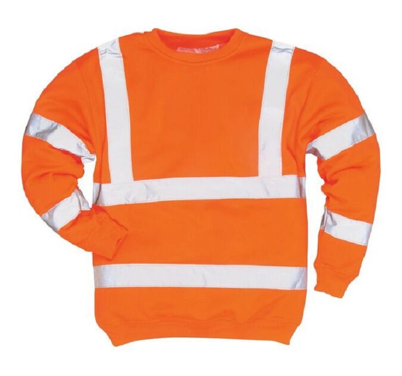 SWEAT SHIRT PC HV ORANGE XS ? 5XL