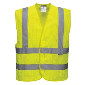 GILET HV JAUNE/NOIR C370 S/M ? 4XL/5XL