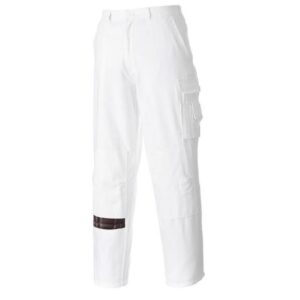 PANTALON PEINTRE 100% CO BLANC MULTIPOCHES XS ? 3XL