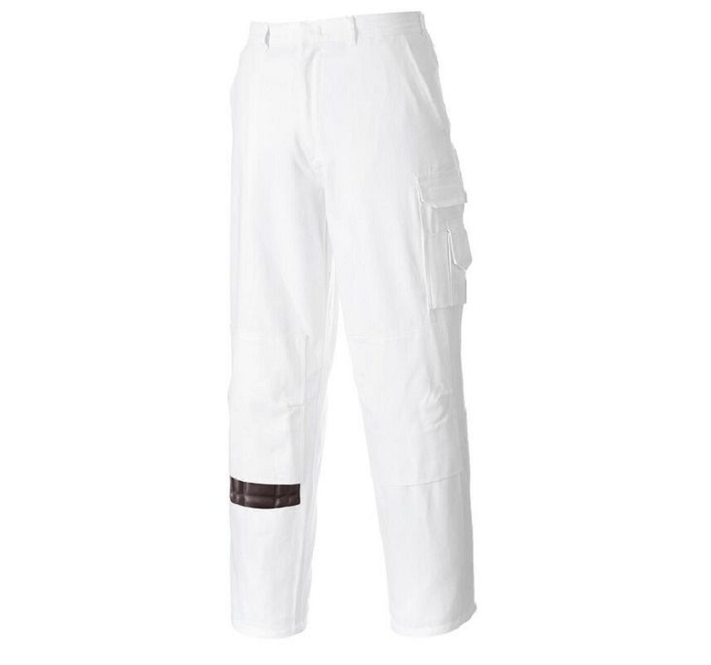 PANTALON PEINTRE 100% CO BLANC MULTIPOCHES XS ? 3XL