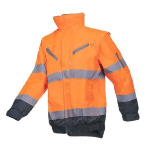BLOUSON CAMPBELL ORANGE/MARINE S ? 3XL