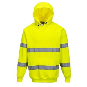 SWEAT HV CAPUCHE JAUNE T S ? 4XL