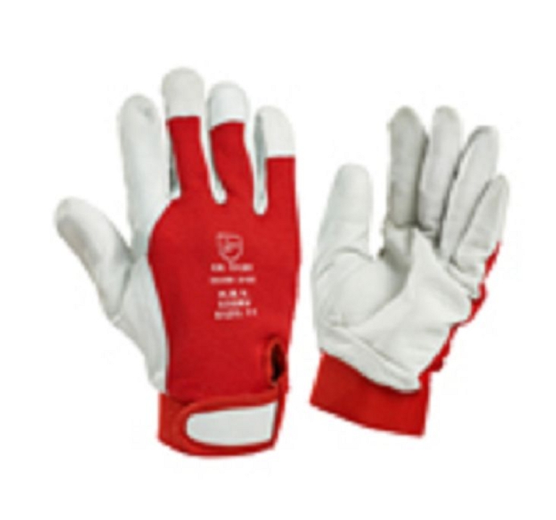 GANTS AGNEAU DOS INTERLOCK VELCRO 8 ? 11