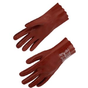 GANTS PVC ROUGE