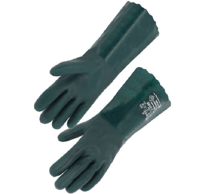 GANTS PVC VERT 35CM
