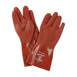 GANTS PVC ROUGE 27 CM