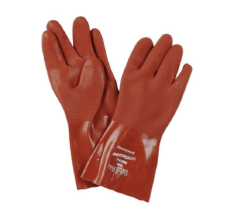 GANTS PVC ROUGE 27 CM