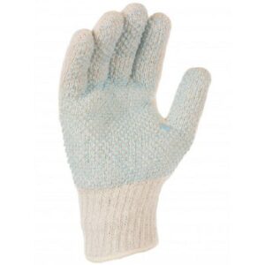 GANTS COTON TRICOTE PASTILLES PVC
