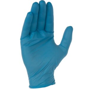 GANTS NITRILE BLEU NON POUDRES200PCS S-XL
