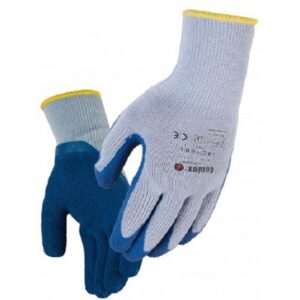 GANTS TRICOTE ENDUIT LATEX BLEU