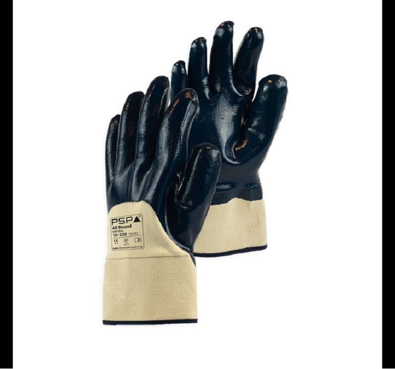 GANTS NBR MANCH TOILE DOS AERE